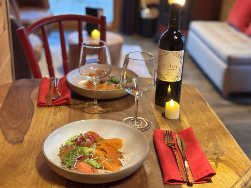 Menu dégustation Lodges avec spa St Émilion